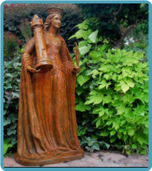 Cast Bronze Chess Queen Statue. Cast Bronze Chess Queen Statue.